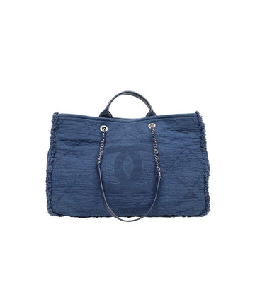 CHANEL Denim Canvas Deauville Bag 42232 149582818