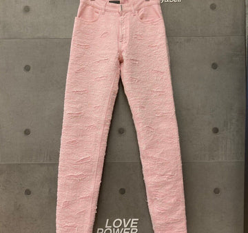 Givenchy Distressed Boro Slim Fit Pants Pink BM50ST50T5H061106 148409932