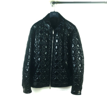 Dior Lambskin Cannage Leather Jacket 243L414A0647 12525 149668355