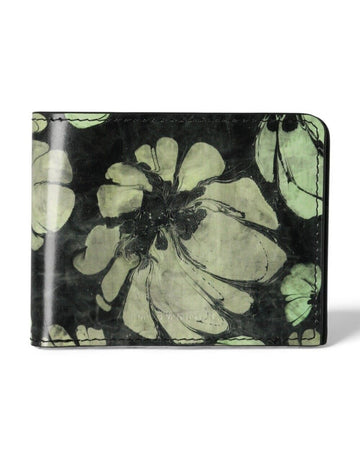 DRIES VAN NOTEN Blumenmuster Geldbörse Grün 251022103799604 129634595