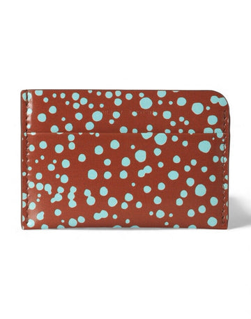 Dries Van Noten Printed Leather Card Case Brown 119777481