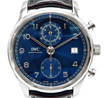 IWC Portuguese Chrono Steel Watch IW390303 7387905604 109392748