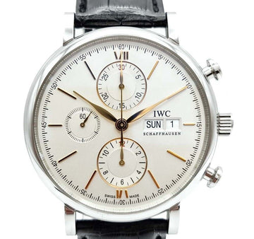 IWC Portofino Chronograph Steel Watch IW391031 7096545272 63383357