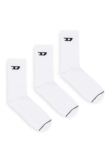 Diesel Tennis Crew Socks 3-Pack White A17883 0LKBI E4124 131670047