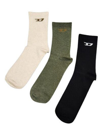 DIESEL SKMDTENNISCREW17,5 3PACK ソックス マルチ A17883 0NKCA E7186 131670179