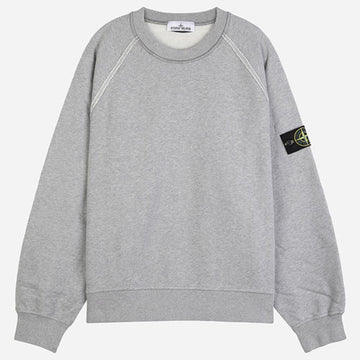 Stone Island Crewneck Sweatshirt with Patch Grey 149803146