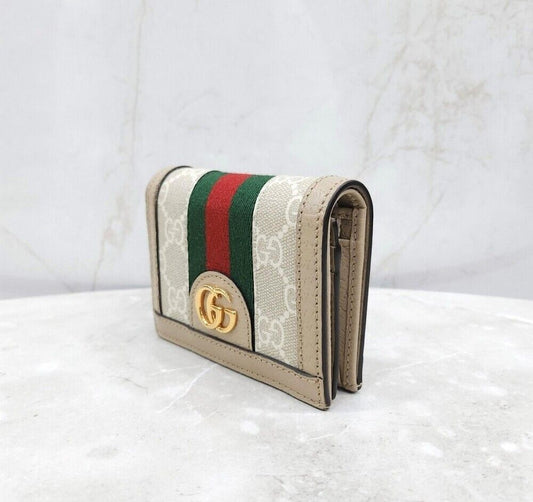 GUCCI オフィディア GG ストライプ カードホルダー 523155 118702188
