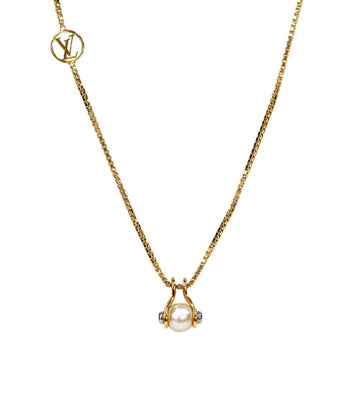 LOUIS VUITTON Speedy Pearl Necklace 44657 149861329