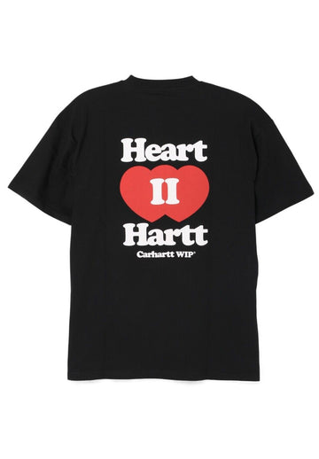Carhartt WIP HEART Ⅱ HARTT Short Sleeve T-Shirt Black I035203 89XX 149902183