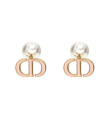 Dior CD Pearl Tribal Earrings 45151 149935321