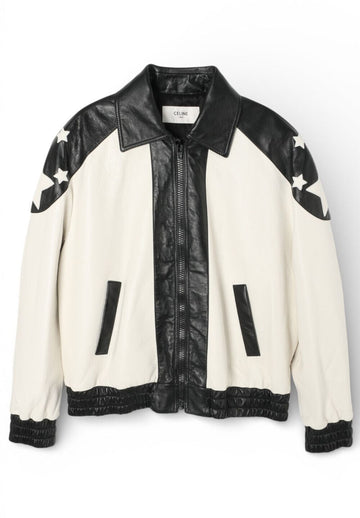 CELINE Soft Rindsleder FLAG Teddyjacke 2ED47577H 09BW 41374847