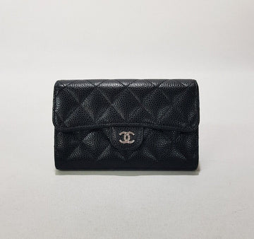 CHANEL Classic Caviar Flap Wallet AP0232 149966374