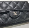 CHANEL Classic Caviar Flap Wallet AP0232 149966374 [P]