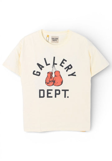 GALLERY DEPT ボクシング マーチ 半袖 Tシャツ クレーム BMT10075 124800145