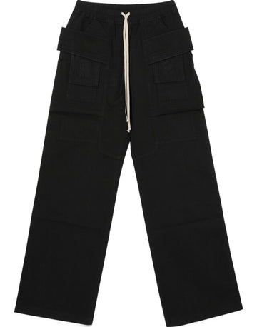 RICK OWENS CREATCH カーゴパンツ ブラック コットンツイル DU02E7394 TW 09 148952037