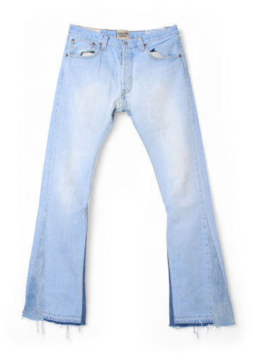 GALLERY DEPT Flare 5052902 LA FLARE Washed Denim Jeans LA5052902 WDNM 34047543