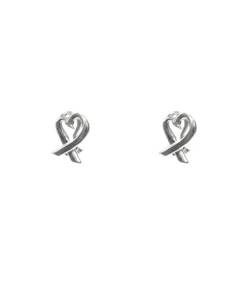 Tiffany & Co Loving Heart Silver Earrings 45469 150230681