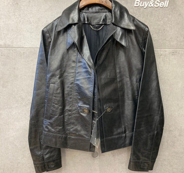 VIKTOR&ROLF Doppelkragen Damen Lederjacke VDG008AB02301 148409438