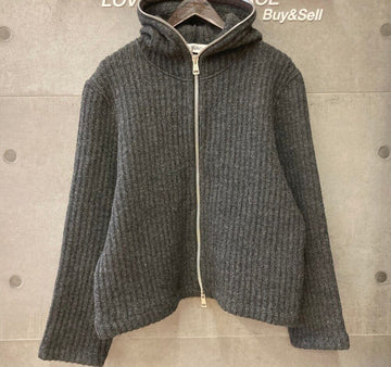 Our Legacy Knit Hooded Zip-Up Gray W4243FAH052611 148409405