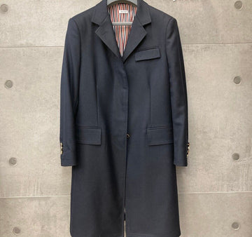 Thom Browne Women's 4-Bar Coat Navy FOC300AF031403 148409541