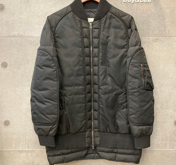 Moncler HINOKI Oversized Bomber Padded Jacket for Women Black C071424 148410609