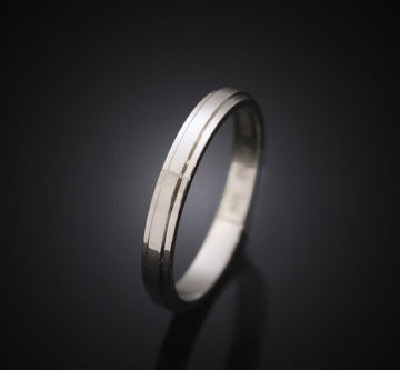 Cartier Damur Wedding Band Platinum Size 50 2.5MM 7241686694 76033835