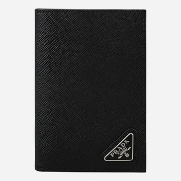 PRADA 6S サフィアーノ ロゴ カード財布 ブラック 2MC101 QHH F0002 150403238