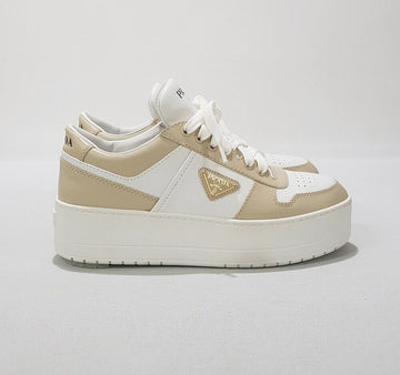 Prada Downtown Bold Leather Sneakers 150534924