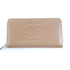 CHANEL cc CC Caviar Zip Long Wallet 12775 150577026 [P]