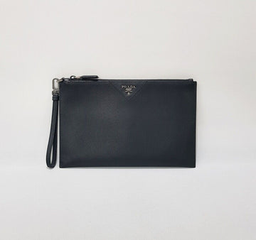 PRADA Saffiano Strap Clutch Bag 2NH05V 150639349
