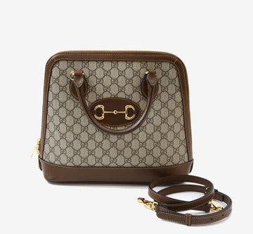 GUCCI Horseshoe Bit 1955 Medium Top Handle Tote Bag 620850 150639365