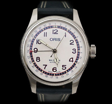 Oris 40mm Big Crown Hank Aaron Limited Edition Steel Quartz Leather Band 40MM 7830014631 150639612