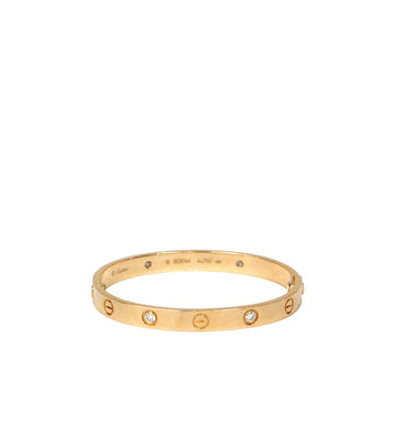 Cartier 18K Classic 18K Pink Gold 4P Diamond Love Bracelet 46733 150641163