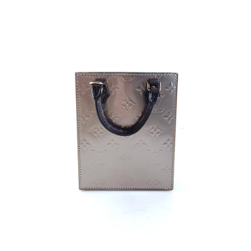 Louis Vuitton Vernis Monogram Petit Sac Plat Tote Bag Crossbody M90564 12815 150669441