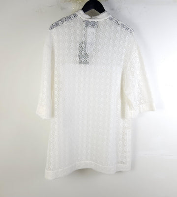 GUCCI gg GG ボタン フローラル レース シャツ738123 12844 150747420