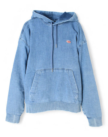 Diesel DUMRIBNE Hoodie Light Blue A0393909D01 01 67924692