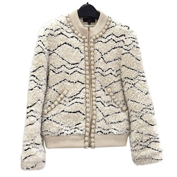 CHANEL Cashmere Wool Bomber Jacket 11726013 151059996