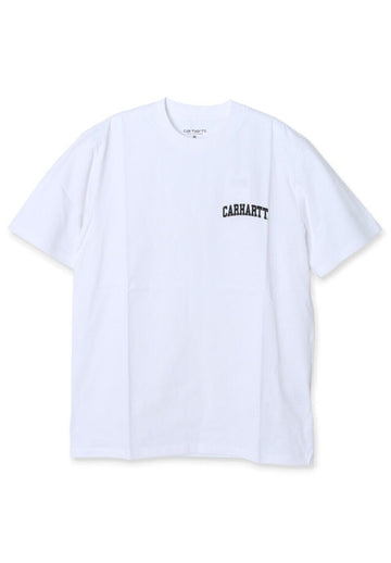Carhartt WIP UNIVERSITY SCRIPT Short Sleeve T-Shirt White I034852 00AXX 138387325