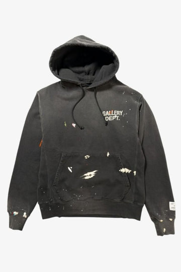 GALLERY DEPT ヴィンテージ ブラック 25FW GD ペイント ロゴ フード GPH 50044 VINTAGE BLACK 1885 151181871