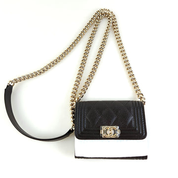 CHANEL Boy Caviar Kettenbörse AP2206 12931 151193896
