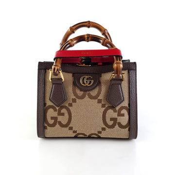GUCCI ダイアナ ジャンボ GG トートバッグ クロスバッグ 655661 12953 151284386