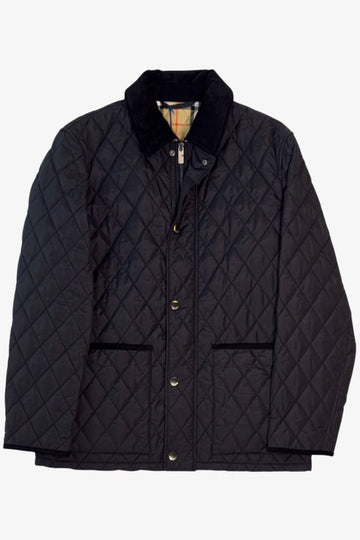 BURBERRY HADDINGTON Nachtlogo Quilten Nylon Halbjacke 8110356 A1189 1683 143301002