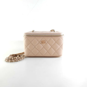 CHANEL Klassische Ketten-Kosmetiktasche Rechteckige Umhängetasche AP1341 12970 151335120