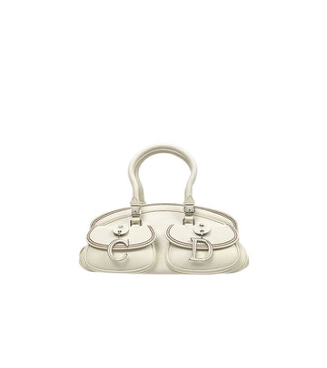 Dior White Two-Pocket Shoulder Bag 47980 151478457