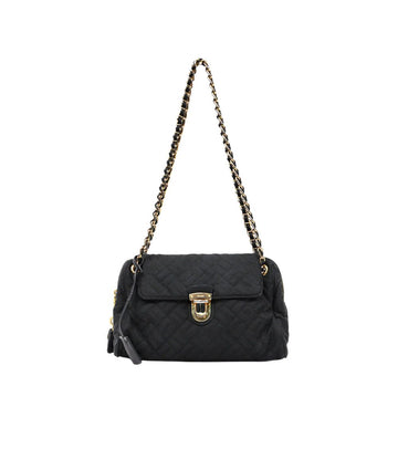 PRADA Schwarze gesteppten Ketten Schultertasche 46704 151478463