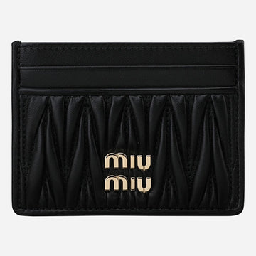 MIU MIU カードケース ブラック 5MC076 AFPP F0002 151520666