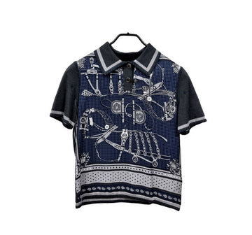 HERMES Seidenkragen T-Shirt Größe 36 58023854