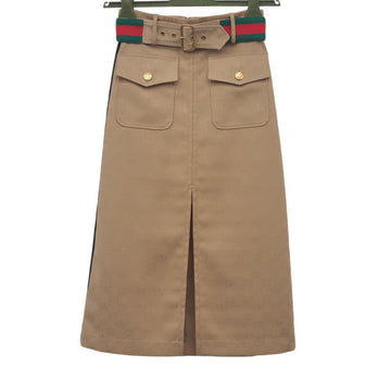 GUCCI Unbenutzter Jacquard-Gürtelrock 151515974