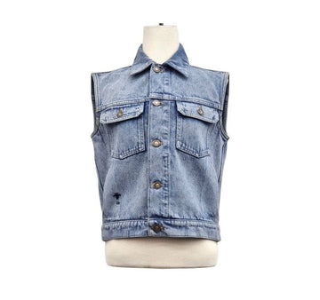 Dior Embroidered Denim Vest Jacket DIB042823 151516159