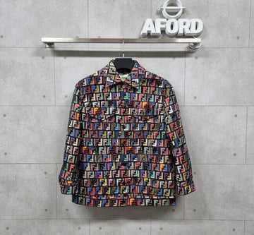 FENDI Allover-Logo Blouson-Jacke 52591401
